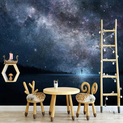 custom-mural-wallpaper-papier-peint-papel-de-parede-wall-decor-ideas-for-wallcovering-Cosmic-Starry-Sky-Landscape-Fresco