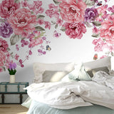 custom-mural-wallpaper-papier-peint-papel-de-parede-wall-decor-ideas-for-bedroom-living-room-dining-room-wallcovering-floral-Rose-Flowers-Oil-Painting
