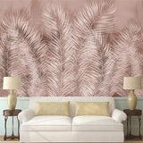 custom-mural-wallpaper-abstract-color-palm-leaf-background-wall-painting-papier-peint