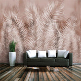 custom-mural-wallpaper-abstract-color-palm-leaf-background-wall-painting-papier-peint