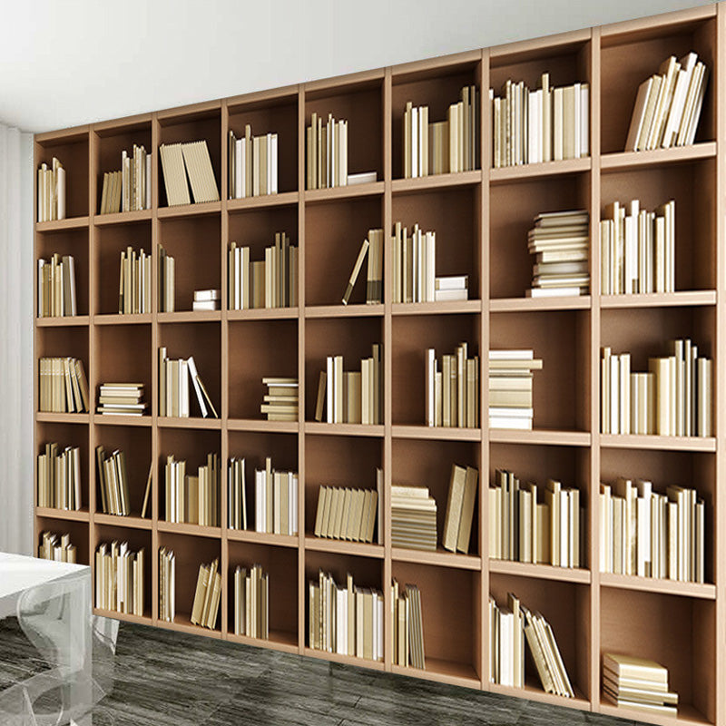 Bookcase Library Custom Wallpaper Mural BVM Home