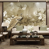 custom-mural-wallpaper-papier-peint-papel-de-parede-wall-decor-ideas-for-bedroom-living-room-dining-room-wallcovering-Chinese-Style-Classic-3D-Peacock-Flowers-Art-Wall-Painting