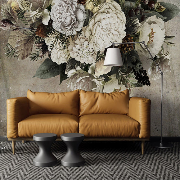 custom-mural-wallpaper-papier-peint-european-style-retro-floral-flower-art-wall-painting-living-room-bedroom-background-home-decor-wall-paper