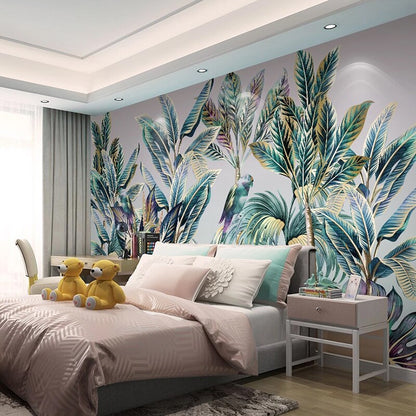 custom-mural-wallpaper-for-bedroom-walls-3d-hand-painted-coconut-tree-banana-leaf-bird-photo-wall-papers-home-decor-living-room-papier-peint