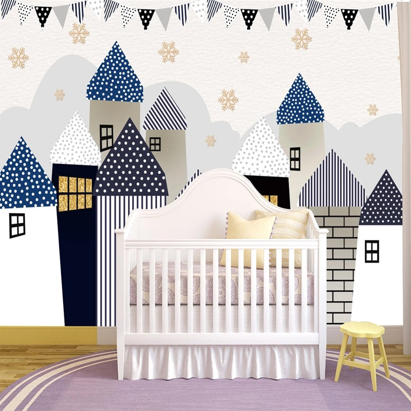 Custom Mural Wallpaper for Nursery Castles | BVM Home