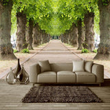 bvmhome-mural-3d-free-shipping-nature-landscape-wallpaper-sunshine-forest-road