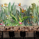 custom-mural-wallpaper-hand-painted-tropical-rain-forest-southeast-asia-plant-leaf-flowers-and-birds-fresco-restaurant-wallpaper-papier-peint