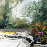 custom-mural-wallpaper-hand-painted-tropical-rainforest-plant-landscape-painting-wall-papers-home-decor-living-room-papier-peint