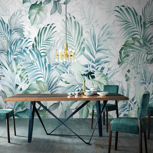 custom-mural-wallpaper-modern-3d-hand-painted-nordic-watercolor-tropical-plant-leaves-wall-painting-living-room-papel-de-parede-papier-peint