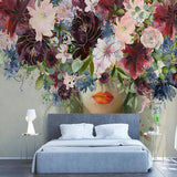 custom-mural-wallpaper-modern-hand-painted-watercolor-rose-flowers-figure-photo-wall-painting-self-adhesive-living-room-stickers-papier-peint