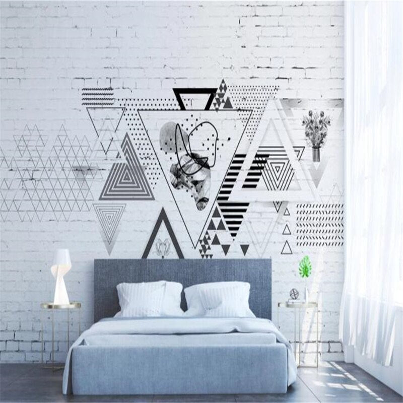 custom-mural-wallpaper-papier-peint-papel-de-parede-wall-decor-ideas-for-bedroom-living-room-dining-room-wallcovering-Modern-Minimalist-Personality-Geometric-Square-Brick-Background-Wall-Painting