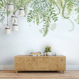 custom-mural-wallpaper-papier-peint-papel-de-parede-wall-decor-ideas-for-bedroom-living-room-dining-room-wallcovering-Nordic-Style-3D-Green-Plants-Leaves