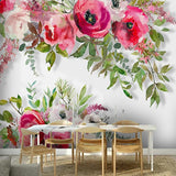 custom-mural-wallpaper-3d-living-room-bedroom-home-decor-wall-painting-papel-de-parede-papier-peint-watercolor-pink-f;owers-roses