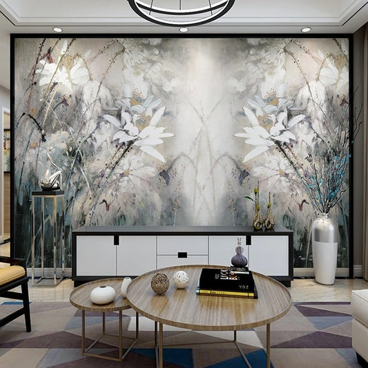 custom-mural-wallpaper-retro-oil-painting-hand-painted-lotus-flower-tv-background-wall-papers-home-decor-for-living-room-bedroom-papier-peint