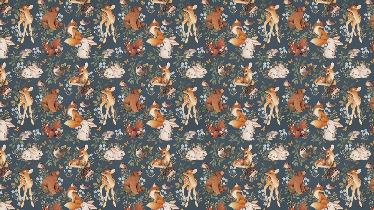Custom Mural Wallpaper for Kid's Room Sika Deer Animals (㎡)