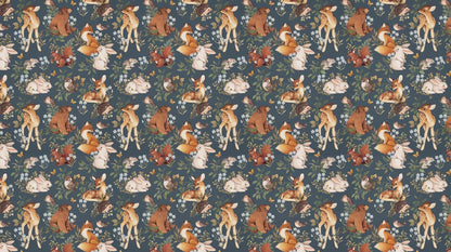 Custom Mural Wallpaper for Kid's Room Sika Deer Animals (㎡)