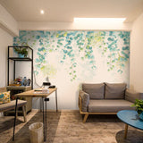 custom-mural-wallpaper-papier-peint-papel-de-parede-wall-decor-ideas-for-bedroom-living-room-dining-room-wallcovering-fresh-green-leaves