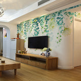 custom-mural-wallpaper-papier-peint-papel-de-parede-wall-decor-ideas-for-bedroom-living-room-dining-room-wallcovering-fresh-green-leaves