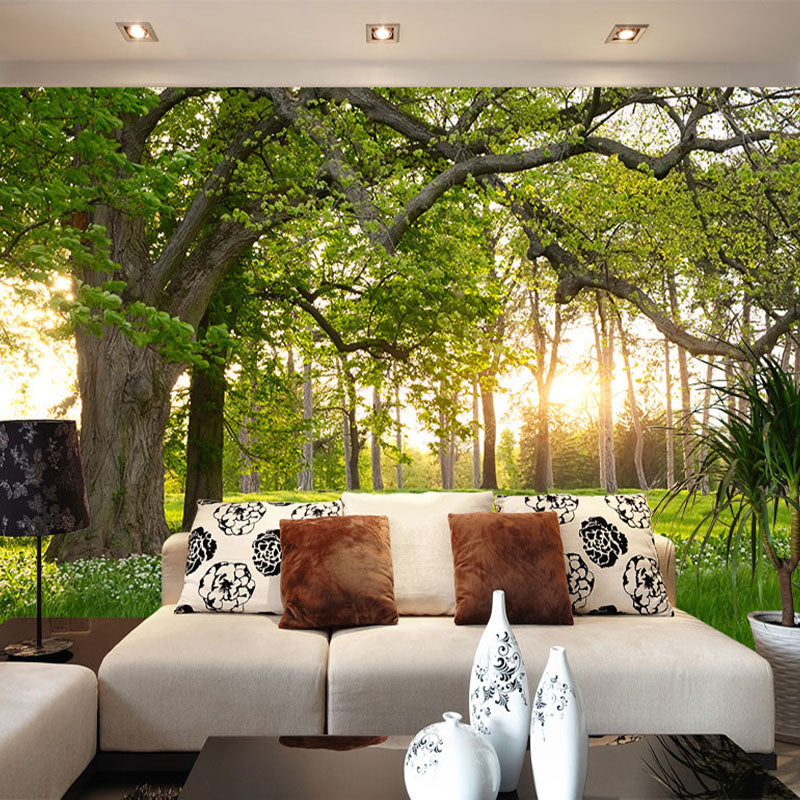 custom-photo-mural-wallpaper-forest-trees-sunny-meadow-3d-scenery-tv-background-wall-painting-living-room-wallpapers-home-decor