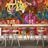 custom-wall-mural-wallcovering-faux-brick-stone-wallpaper-graffiti