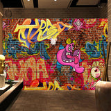 faux-brick-stone-wallpaper-graffiti