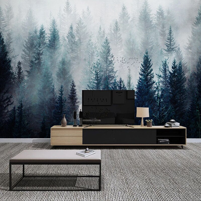 custom-photo-nordic-forest-landscape-oil-painting-wall-papers-home-decor-living-room-bedroom-dining-room-papier-peint-mural-3d