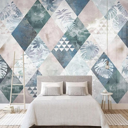 custom-wallpaper-mural-photo-nordic-modern-minimalist-plant-leaves-geometric-tv-background-wall-painting-living-room-bedroom-mural-decor-paper-papier-peint
