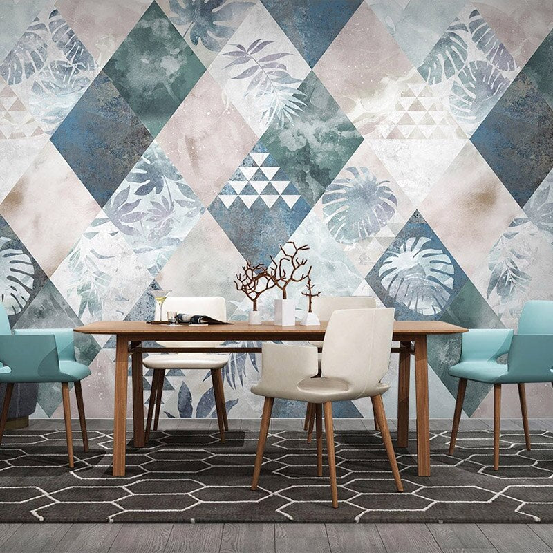 custom-wallpaper-mural-photo-nordic-modern-minimalist-plant-leaves-geometric-tv-background-wall-painting-living-room-bedroom-mural-decor-paper-papier-peint