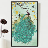 custom-mural-wallpaper-papier-peint-papel-de-parede-wall-decor-ideas-for-bedroom-living-room-dining-room-wallcovering-Chinese-Style-Peacock-Flowers-And-Birds