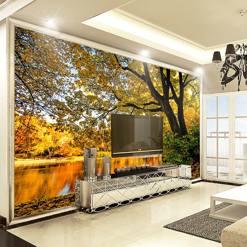 custom-mural-wallpaper-3d-stereoscopic-fall-autumn-forest-landscape-living-room-sofa-tv-background-photography-papier-peint