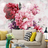 custom-mural-wallpaper-papier-peint-papel-de-parede-wall-decor-ideas-for-bedroom-living-room-dining-room-wallcovering-Watercolor-Hand-Painted-Flowers-Modern-Fashion