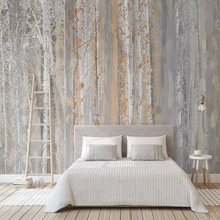 custom-mural-wallpaper-papier-peint-papel-de-parede-wall-decor-ideas-for-bedroom-living-room-dining-room-wallcovering-wood-texture-forest-oil-painting-style