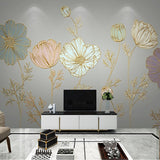 custom-mural-wallpaper-papier-peint-papel-de-parede-wall-decor-ideas-for-bedroom-living-room-dining-room-wallcovering-Plant-Flower-3D-Embossed-Lines