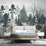 custom-mural-wallpaper-papier-peint-papel-de-parede-wall-decor-ideas-for-bedroom-living-room-dining-room-wallcovering-Modern-Forest-Jungle-Landscape