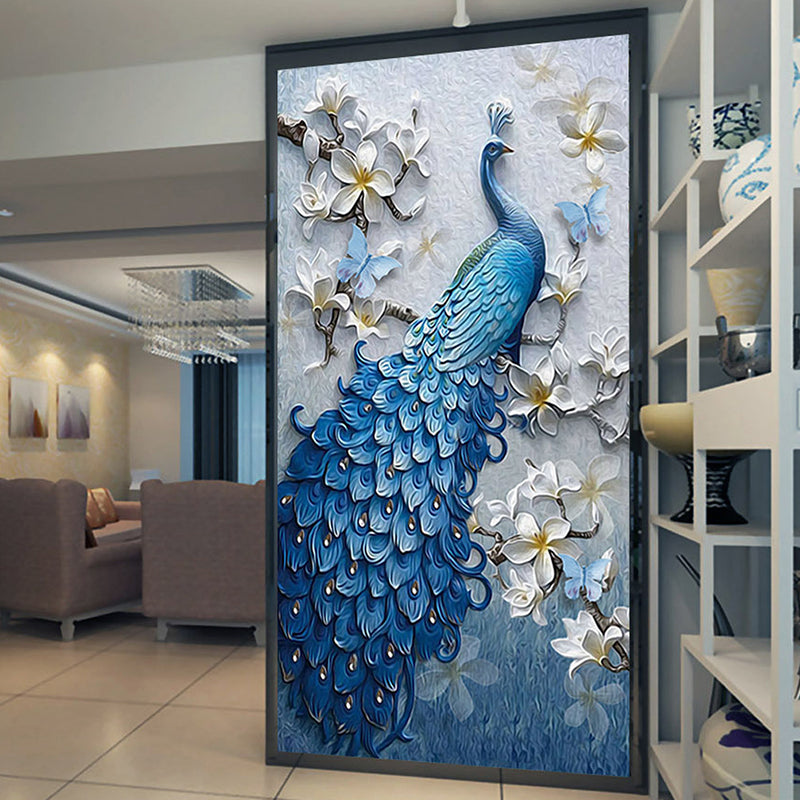 custom-any-size-3d-wall-mural-wallpaper-retro-nostalgic-wood-grain-cafe-mural-paintings-living-room-wallpaper-papel-de-parede-3d-entrance-mural-hallway-corridor-peacock-flower