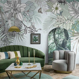 custom-photo-wallpaper-nordic-ins-tropical-plant-flower-sketch-plant-modern-indoor-background-wall-mural-living-room-wallpapers-papier-peint