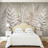 custom-mural-wallpaper-papier-peint-papel-de-parede-wall-decor-ideas-for-bedroom-living-room-dining-room-wallcovering-Nordic-Modern-Light-Luxury-3D-Plant-Leaf-Line-Drawing-Mural-Retro