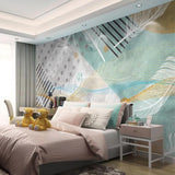 custom-mural-wallpaper-3d-living-room-bedroom-home-decor-wall-painting-papel-de-parede-papier-peint-geometric-shapes-feathers