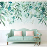custom-mural-wallpaper-papier-peint-papel-de-parede-wall-decor-ideas-for-wallcovering-Self-Adhesive-3D-Hand-Painted-Tree-Vine-Green-Leaf