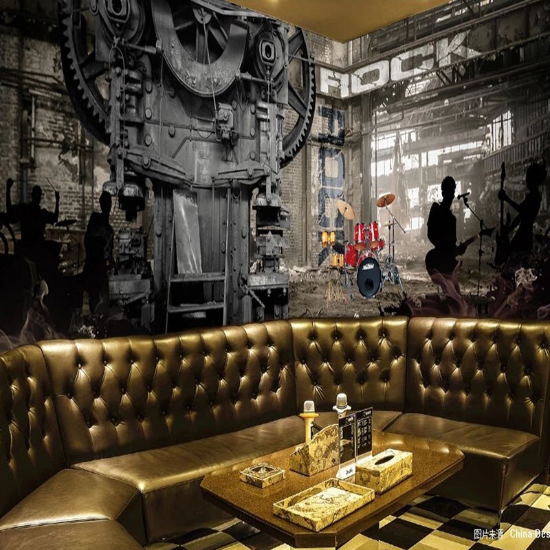 custom-mural-wallpaper-papier-peint-papel-de-parede-wall-decor-ideas-for-wallcovering-Self-Adhesive-Wallpaper-3D-Retro-Abandoned-Factory-Rock-Graffiti-Bar-KTV-Background-Wall