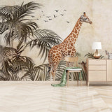 custom-mural-wallpaper-papier-peint-papel-de-parede-wall-decor-ideas-for-bedroom-living-room-dining-room-wallcovering-Self-Adhesive-Tropical-Plants-Animal-giraffe