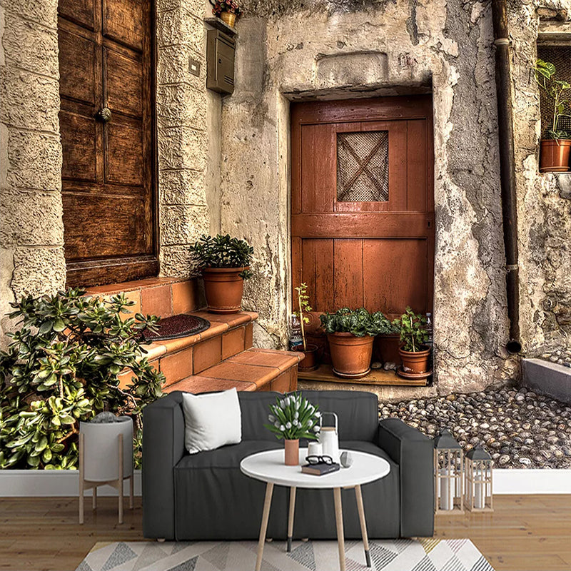 custom-self-adhesive-mural-wall-stickers-home-decor-old-house-retro-cafe-restaurant-background-decor-wall-painting-living-room-papier-peint