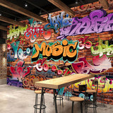 custom-wall-mural-wallcovering-faux-brick-stone-wallpaper-graffiti