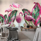 custom-wall-mural-banana-leaf-flamingo-waterproof-canvas-painting-wallpaper-for-bedroom-study-room-living-room-art-decoration-3d-papier-peint