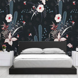 custom-mural-wallpaper-papier-peint-papel-de-parede-wall-decor-ideas-for-bedroom-living-room-dining-room-wallcovering-tropical-Plant-flower-cactus