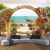 custom-wall-mural-wallpaper-garden-stone-arches-sea-view-3d-photo-wallpaper-for-living-room-sofa-bedroom-backdrop-large-murals