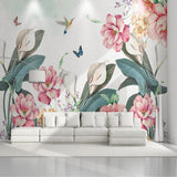 custom-mural-wallpaper-papier-peint-papel-de-parede-wall-decor-ideas-for-bedroom-living-room-dining-room-wallcovering-Romantic-Pastoral-Hand-Painted-Floral