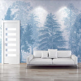 custom-mural-wallpaper-papier-peint-papel-de-parede-wall-decor-ideas-for-bedroom-living-room-dining-room-wallcovering-Hand-Painted-Blue-Forest
