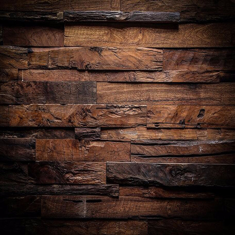 Nostalgic Wood Panel Wallpaper Mural (㎡)