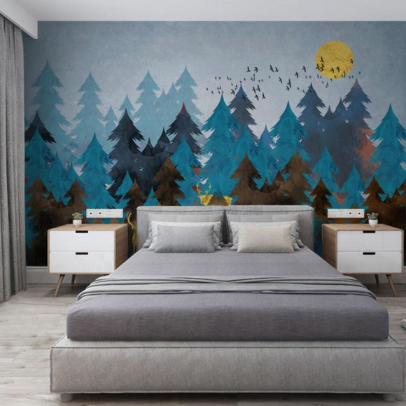 custom-mural-papel-de-parede-3d-tv-sofa-background-living-room-bedroom-background-elk-forest-wallpaper-for-wallpapers-home-decor-papier-peint